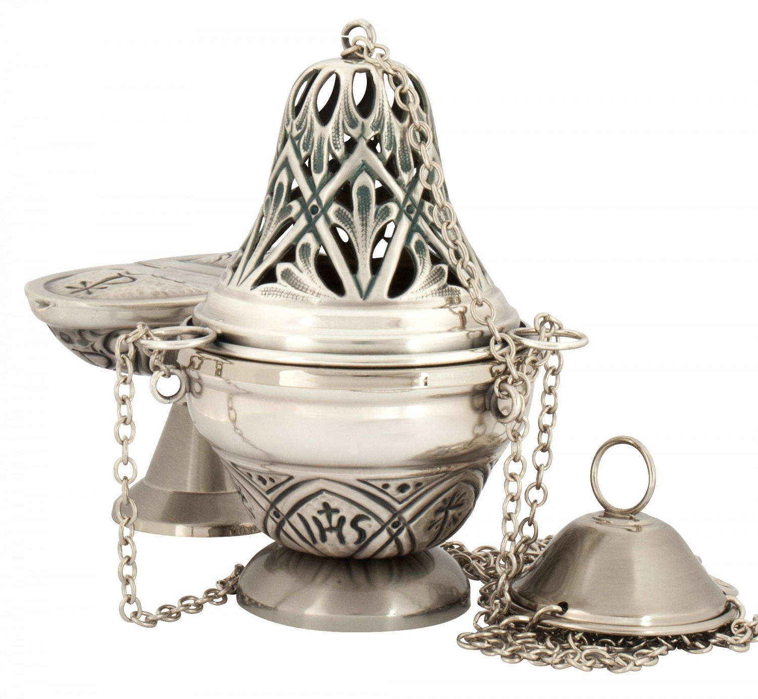 Censer And Boat - Censers-holy Water Pots And Laboratorio Gruppo Liturgico