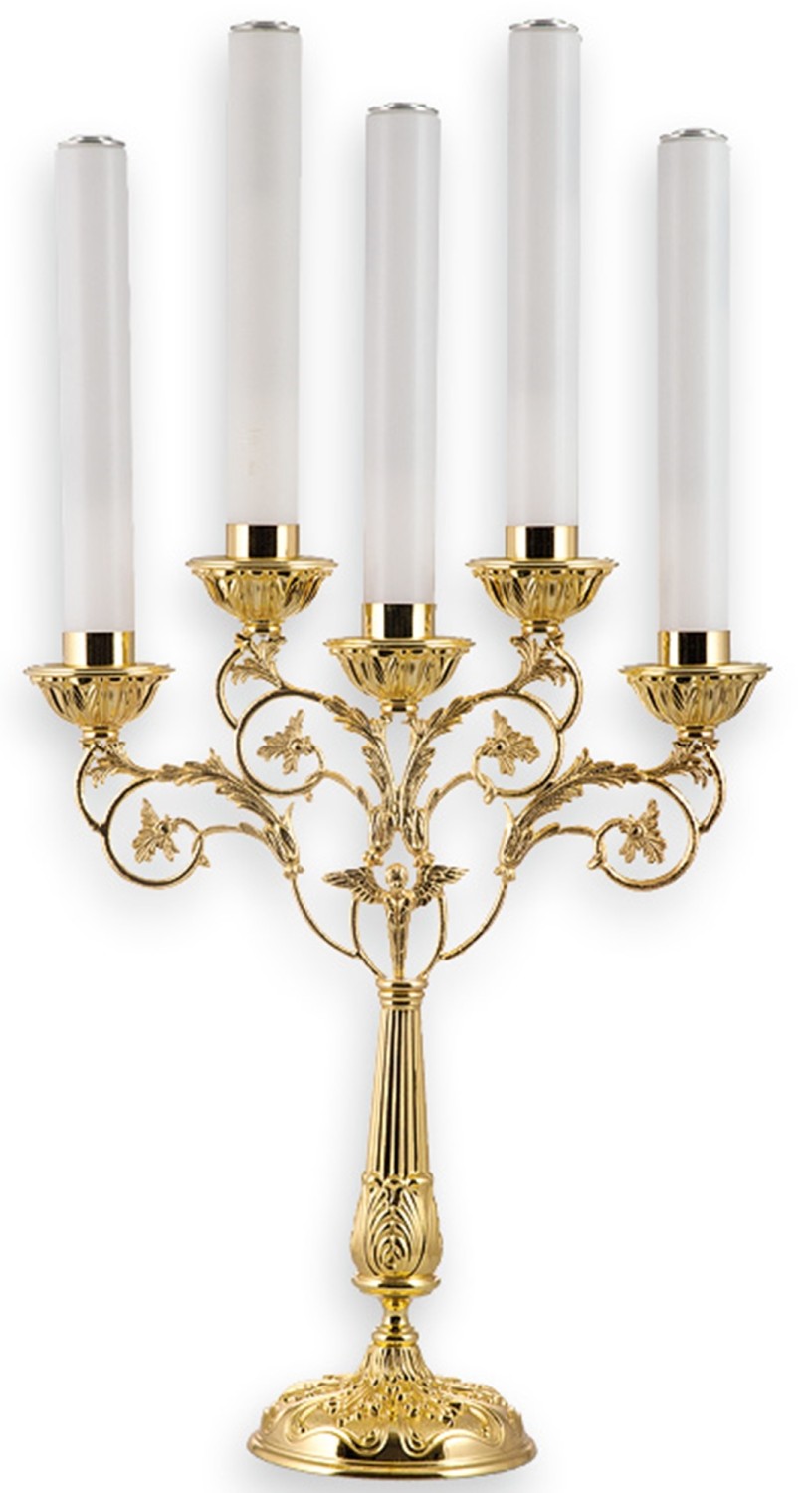 Candelabro lumiera moderno base lunga