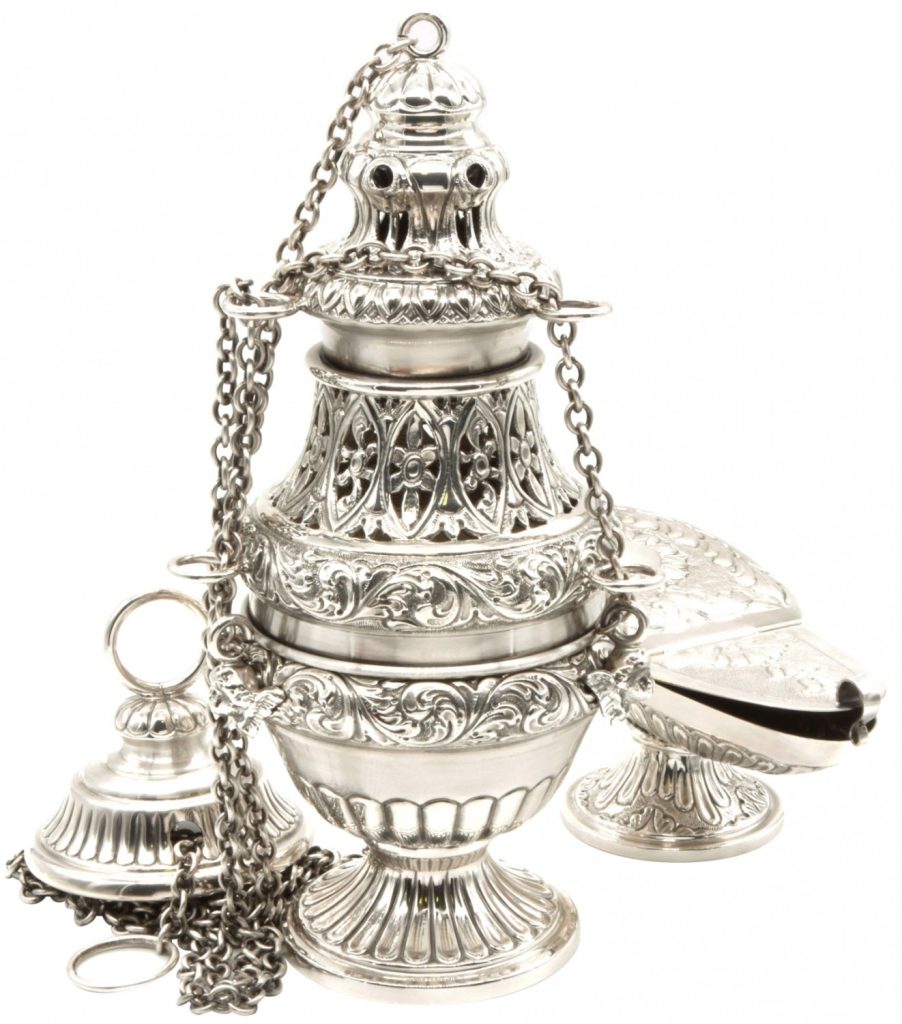 censer and boat - censers-holy water pots and Laboratorio Gruppo Liturgico